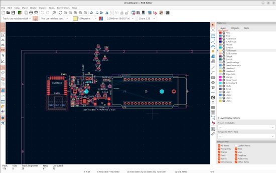 Learning KiCAD and app development